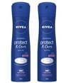thumbnail image 2 of NIVEA Protect & Care Anti-Perspirant Spray, Quick Dry, 48H Protection, 150 mL, 6-Pack, Alcohol-Free, 2 of 4