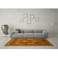 thumbnail image 3 of Ahgly Company Indoor Square Persian Yellow Traditional Area Rugs, 5' Square, 3 of 4