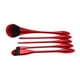thumbnail image 1 of 5 pinceles de maquillaje Macarena Kabuki brochas de maquillaje rojo, 1 of 6