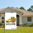 thumbnail image 2 of Amhnf Sunflower Truck Welcome Garden Flag For Home Outdoor Garden Yard Decor 12x18 inch, 2 of 5