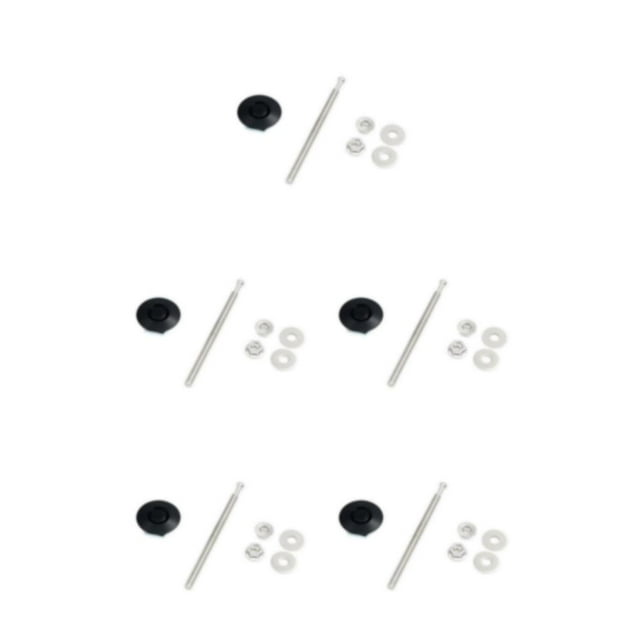 Youkk Car Modification Lightweight And Stylish Hood Lock Multiple Styles Available black DP17-32 5Set