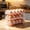 127#Pink, variant on Egg Storage Box, 30 Grid Refrigerator Egg Organizer Bin with Clear Visible Window for Countertop Pantry Food Preservation, Stackable Plastic Space Saving Chicken Egg Container for Kitchen Fridge