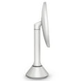 thumbnail image 6 of simplehuman 8" Round Sensor Makeup Mirror with Touch-Control Dual Light Settings, 5x Magnification, Rechargeable and Cordless, White Stainless Steel, 6 of 7