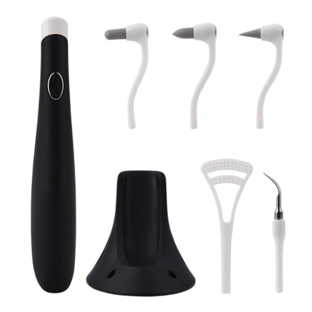 Limpiador de dientes eléctrico Zulema LED borrador de manchas de dientes