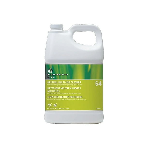 Sustainable Earth 64 Neutral All Purpose Cleaner 1 Gallon 4/Ct (SEB640001CCT) CW640001A