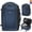 Blue, variant on Airline Approved Travel Backpack with USB Port, 30L Waterproof Carry On Personal Item Bag 18x14x8 for Men Women, 13 Pockets Laptop Weekender Backpack, Daypack for Business Travel Gym,Black