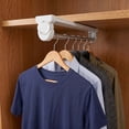 thumbnail image 3 of uhnmki Sliding Rack Heavy Duty Pull Out Garment Organizer For Closet Storage Space Saving Hanger Rail System, 3 of 5