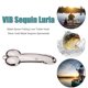 thumbnail image 3 of 5g Spinners de metal Señuelo de pesca Cebo duro Lentejuelas Aparejos de anzuelo triple (Plata) Likrtyny Para estrenar, 3 of 6