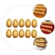 thumbnail image 5 of EeaseMX 10 huevos dorados de yeso huecos para bodas, fiestas y eventos., 5 of 7