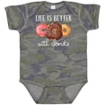 thumbnail image 3 of Inktastic Life is Better with Donuts Boys or Girls Baby Bodysuit, 3 of 5