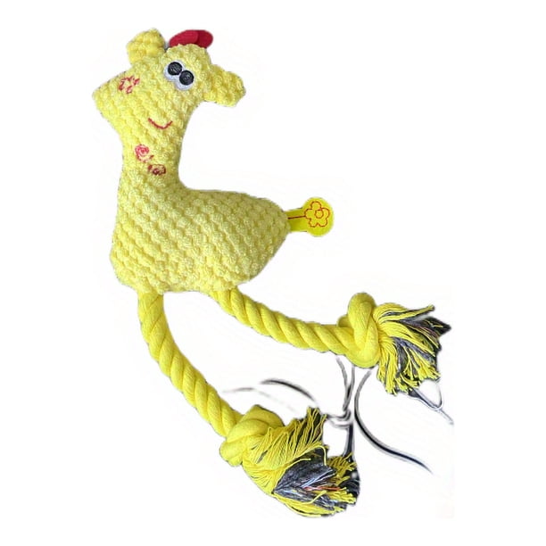Dogs Plush Corn Kernels Chicken Squeaky & Chewing Toy For Teeth Cleaning