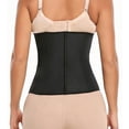 thumbnail image 2 of MANIFIQUE Latex Waist Trainer for Women Tummy Control Zipper Underbust Corset Cincher Hourglass Body Shaper, 2 of 7