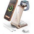 thumbnail image 1 of wonima44 3 in 1 Wireless Charging Station for iPhone 17 16 15 14 13 12 11 X Pro Max, Wireless Charger for Apple Watch Ultra 3 SE 9 8 7 6 5 4 3 2, for AirPods 4 Pro Pro 2 3 (Y93, Desert), 1 of 1