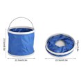 thumbnail image 4 of Folding Bucket, Non-slip Handle Practical Camping Bucket  For Outdoor Fishing For Camping For Car Washing, 4 of 8