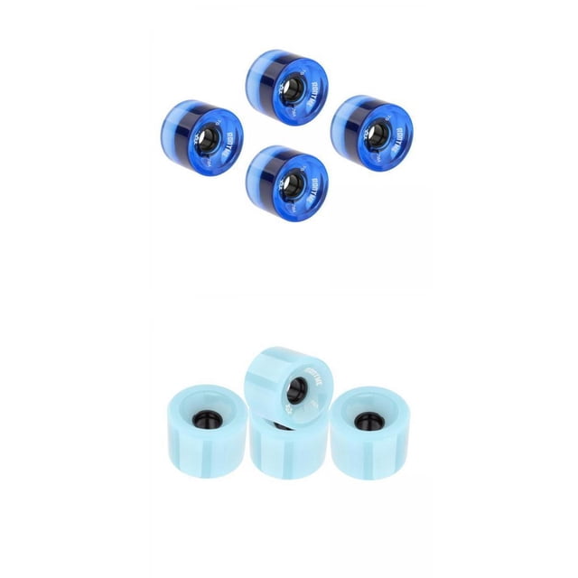 Ruedas de Patineta de 8 Piezas Longboard PU Roller 78A Hardness Cruiser Repair Zulema Ruedas de patineta