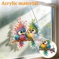 thumbnail image 3 of FYJUCPA DIY Hanging Diamond Art Kit Double Sided Bird Diamond Art Window Pendant Ornament Special Shape Rhinestone for Living Room Bedroom Office Yard, 3 of 7