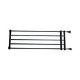 thumbnail image 2 of Expandable Gate Puppy Fence Gate Barrier Room Divider Protector Pet Fence Retractable Dog Gate for Backyard House Hallways Indoor Doorway 39to60cmx36cm Black, 2 of 10