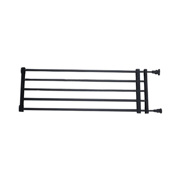 Pet Fence Expandable Gate Protector Portable Barrier Retractable Dog Gate Puppy Fence Gate for Garden Patio Hall Small Medium Pets Hallways 56to100cmx24cm Black