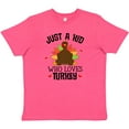 thumbnail image 3 of Inktastic Thanksgiving Funny Kids Turkey Youth T-Shirt, 3 of 5