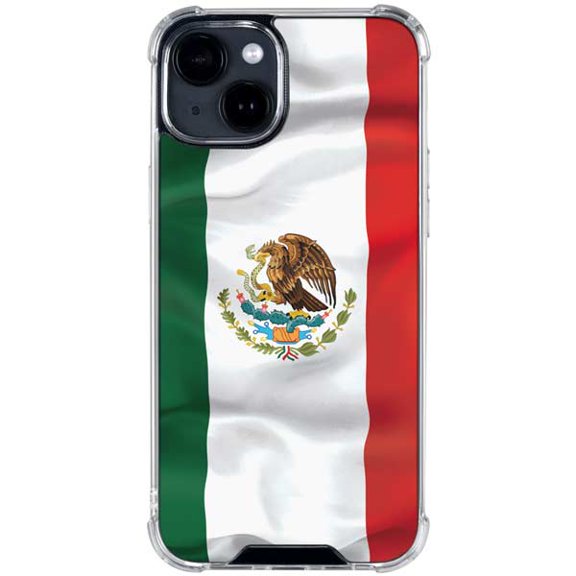 Skinit Mexico Flag iPhone 14 Plus Clear Case