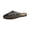 Black, variant on Jelly Sandals for Women Transparent Glitter Clear Closed Toe Flats Casual Lightweight Slip on Travel Walking Shoes White 37(US-6.5)