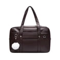 thumbnail image 1 of Klonfd Japanese School Portable Large Capacity PU Leather Japanese Zipper School Handbag With Headphone Hole For Girls, 1 of 5