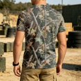thumbnail image 6 of Men's Active Quick Dry Crew Neck T Shirts Xamo Print Athletic Running Gym Workout Short Sleeve Tee Tops, 6 of 7