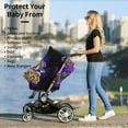 thumbnail image 5 of Fotbe Mushrooms and Skull Pattern Car Seat Covers for Babies, Nursing Breastfeeding Cover Infant Carseat Canopy, Soft Stretchy Carrier Cover, 5 of 9