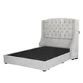 thumbnail image 1 of Box Base Cama Individual + Cabecera Sitka Dicasa Gris, 1 of 8