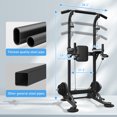 thumbnail image 5 of PROHIKER Adjustable Power Tower, Exercise Power Stand, Black, 59"~90.6" Height, 440 lbs, 5 of 9