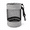 grey, variant on Mesh Drawstring Ball Storage Bag, Nylon Sports Net Pouch, Breathable Quick-Dry Golf and Tennis Ball Organizer, Portable Foldable Bag