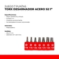 thumbnail image 4 of Juego de 7 puntas TORX SANTUL acero, 4 of 5
