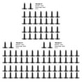 thumbnail image 2 of yingyy 30 Pcs Vis Auto-Taraudantes Clips Vis de Plaque d'Immatriculation Remplacement pour Q5 Q3 6 3Ensemble, 2 of 6