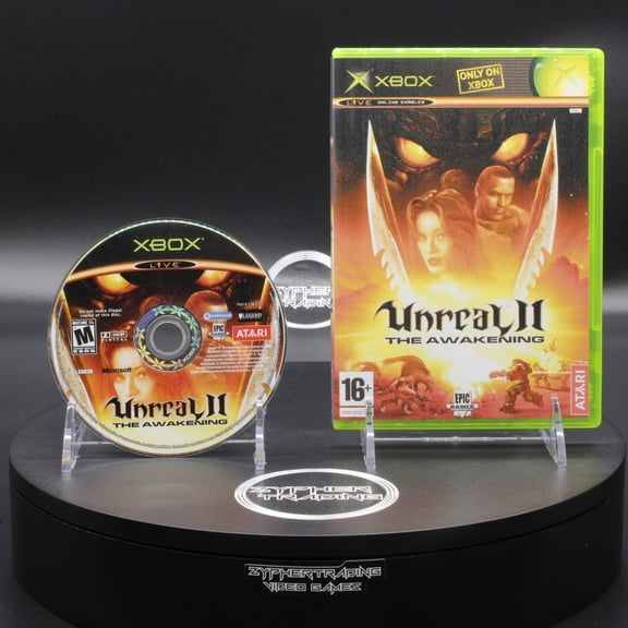 Restored Unreal II: The Awakening Microsoft Xbox 2004 (Refurbished)