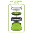 thumbnail image 4 of Jarware Herb Saver Tapa Para Tarros Mason De Boca Ancha, Color Verde, 4 of 4