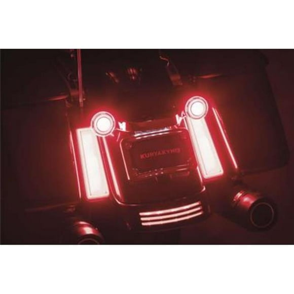 Kuryakyn 2952 Traceur Panneau de Remplissage Lumière avec Lentille Rouge pour 1999 Suzuki Vitara JS