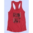 thumbnail image 3 of Run Out Difficult Time Racerback Tank Women -Image by Shutterstock, Female Medium, 3 of 4