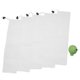 thumbnail image 4 of Juego de 6 comederos para pájaros con embudo para comida, malla para pinzones, para exteriores, jardín, ligeros, colgantes, para balcón, vida silvestre, con forma de cardo., 4 of 4