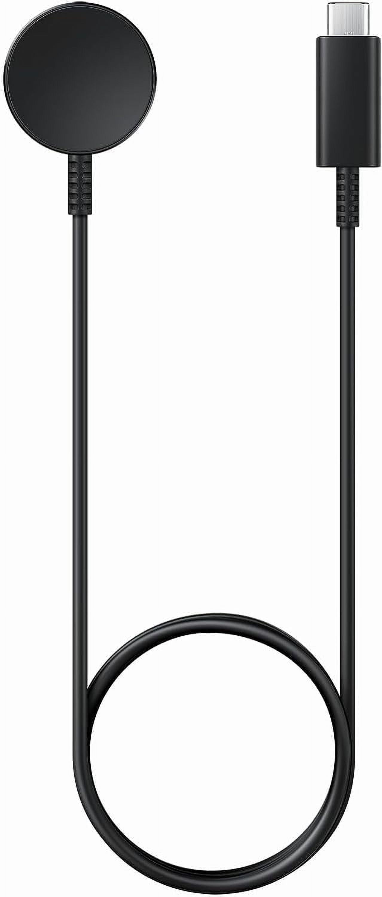 Samsung Fast Wireless Charger Station Dock (EP-OL300) With USB Type-C Cable for Galaxy Watch Series - 2024 - Black