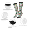 thumbnail image 6 of Balery Watercolor Flowers Printed Novelty Socks Men's Women's Crew Socks Sports Socks Knee High Socks Cotton Socks Quirky and Cool Socks, 6 of 9