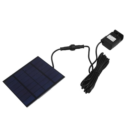 Raindrops Solar Pump 1 Outdoor Water Fountains and Garden Decor