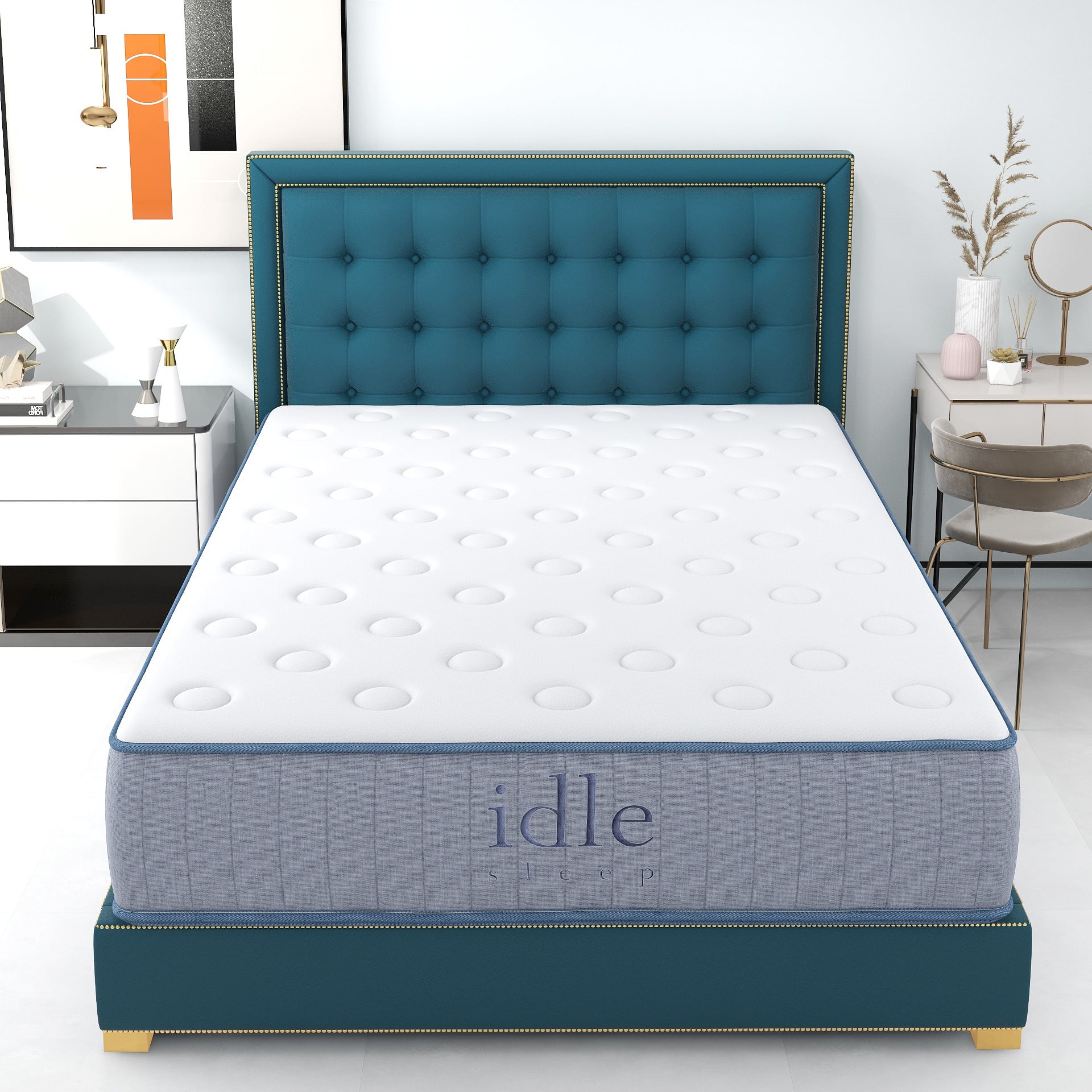 14 inch Queen Mattress in a box, Gel Memory Foam Mattress for Back Pain