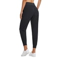 thumbnail image 2 of Pantalones de senderismo ligeros Joggers BALEAF para mujer, negros, talla M, 2 of 6