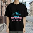 thumbnail image 3 of Peak Performance At Any Altitude, Mountain Print 12, T Shirt for Men, Vintage Graphic Tees Men, 23807159,S, 3 of 8