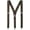 Brown, variant on Mens Suspenders For Men With Clips Y Back Design Pant Clip Style Tuxedo Braces