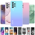 thumbnail image 2 of Funda de silicona para Samsung Galaxy A32, A52, A72, 5G, A52s, 4G, mármol, transparente, suave, A54, A34, A24 xuanjing  unisex, 2 of 2