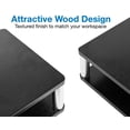 thumbnail image 3 of Mount-It! 2 Tier Turntable TV Stand Black For 32-42 Inch TVs (MI-832), 3 of 7