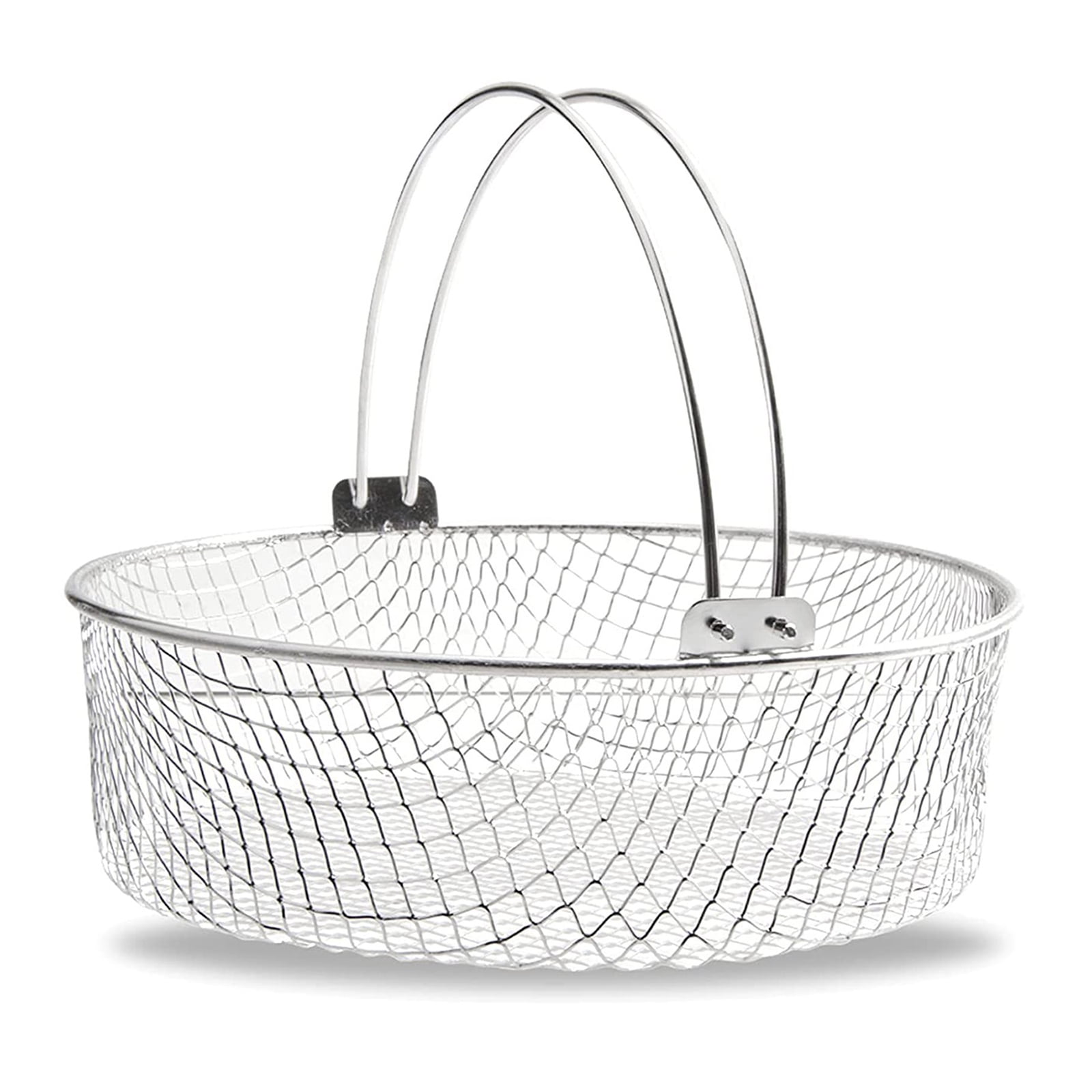 With Handle Mesh Basket For Air Fryer 304 Stainless Kitchen Supplies