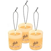 Glade Paper Candle Hanging Car and Home Air Freshener, French Vanilla -Pack of 3