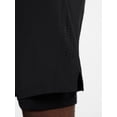 thumbnail image 4 of Athletic Works Men's and Big Men's 2 in 1 Gym Shorts with Liner, 6" & 8" Inseams, Sizes S-3XL, 4 of 5